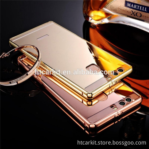 Aluminum Mirror Case Cover for huawei p9, mirror cover for huwei p9 kxx mirror case